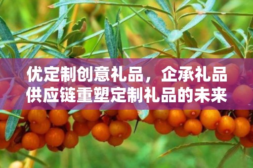 优定制创意礼品，企承礼品供应链重塑定制礼品的未来